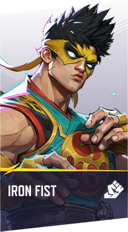 Iron Fist Marvel Rivals hero card