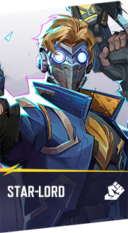 Star-Lord Marvel Rivals hero card