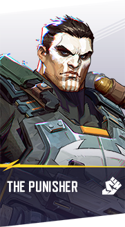 The Punisher Marvel Rivals hero card