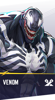 Venom Marvel Rivals hero card